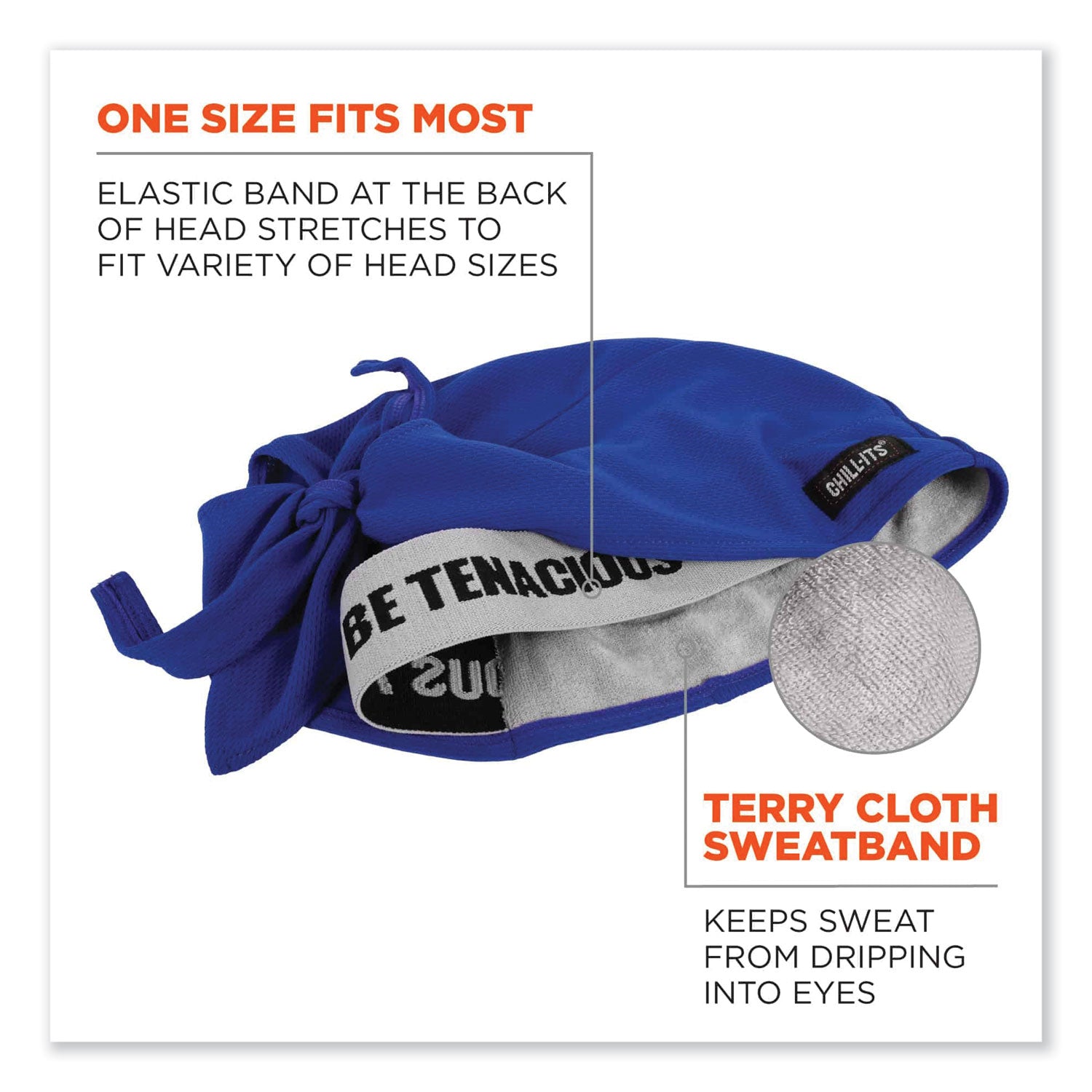 chill-its-6615-high-perform-bandana-doo-rag-with-terry-cloth-sweatband-one-size-fits-most-blue-ships-in-1-3-business-days_ego12481 - 3