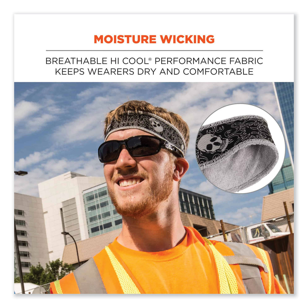 chill-its-6605-high-performance-terry-cloth-sweatband-cotton-terry-cloth-one-size-skulls-ships-in-1-3-business-days_ego12489 - 2
