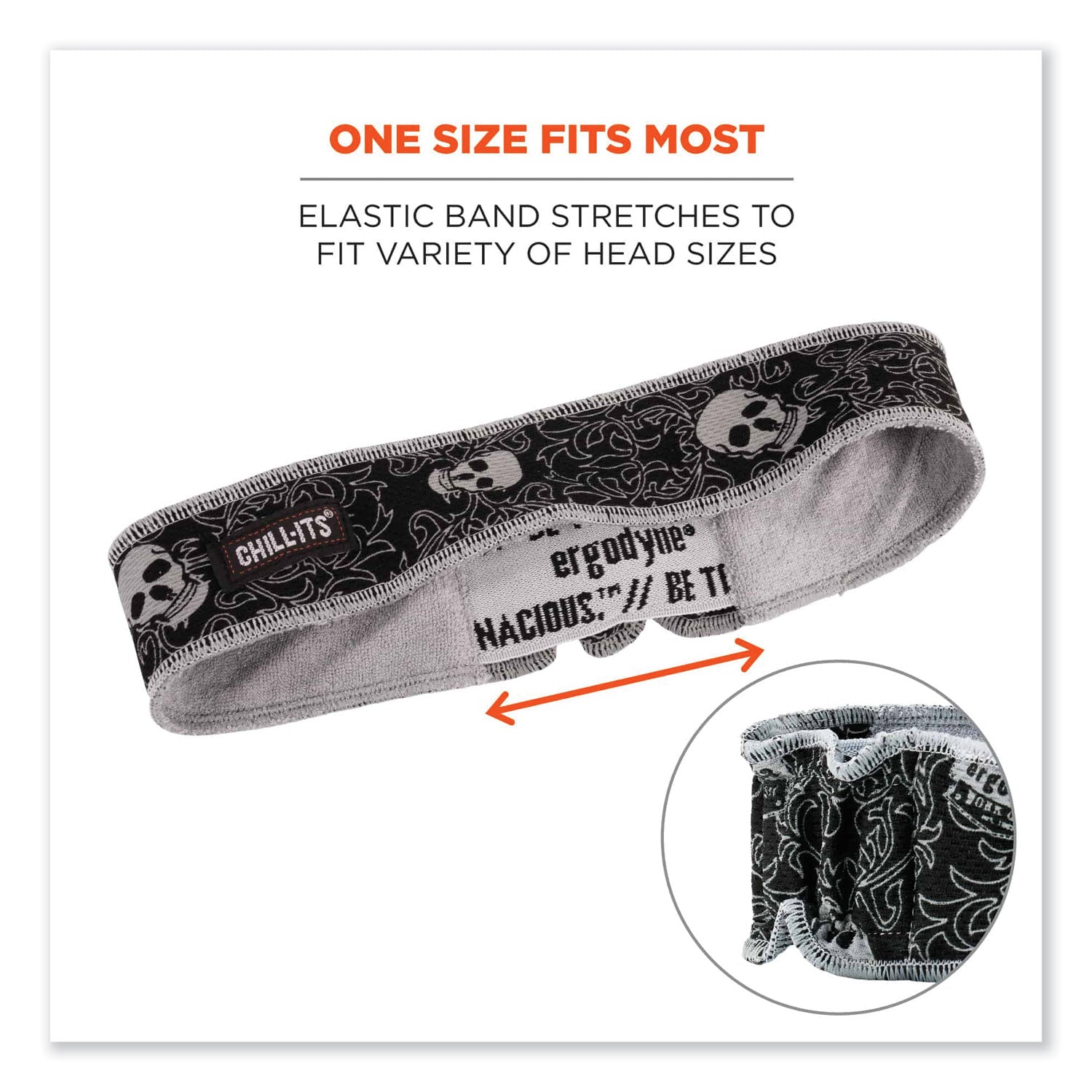 chill-its-6605-high-performance-terry-cloth-sweatband-cotton-terry-cloth-one-size-skulls-ships-in-1-3-business-days_ego12489 - 3