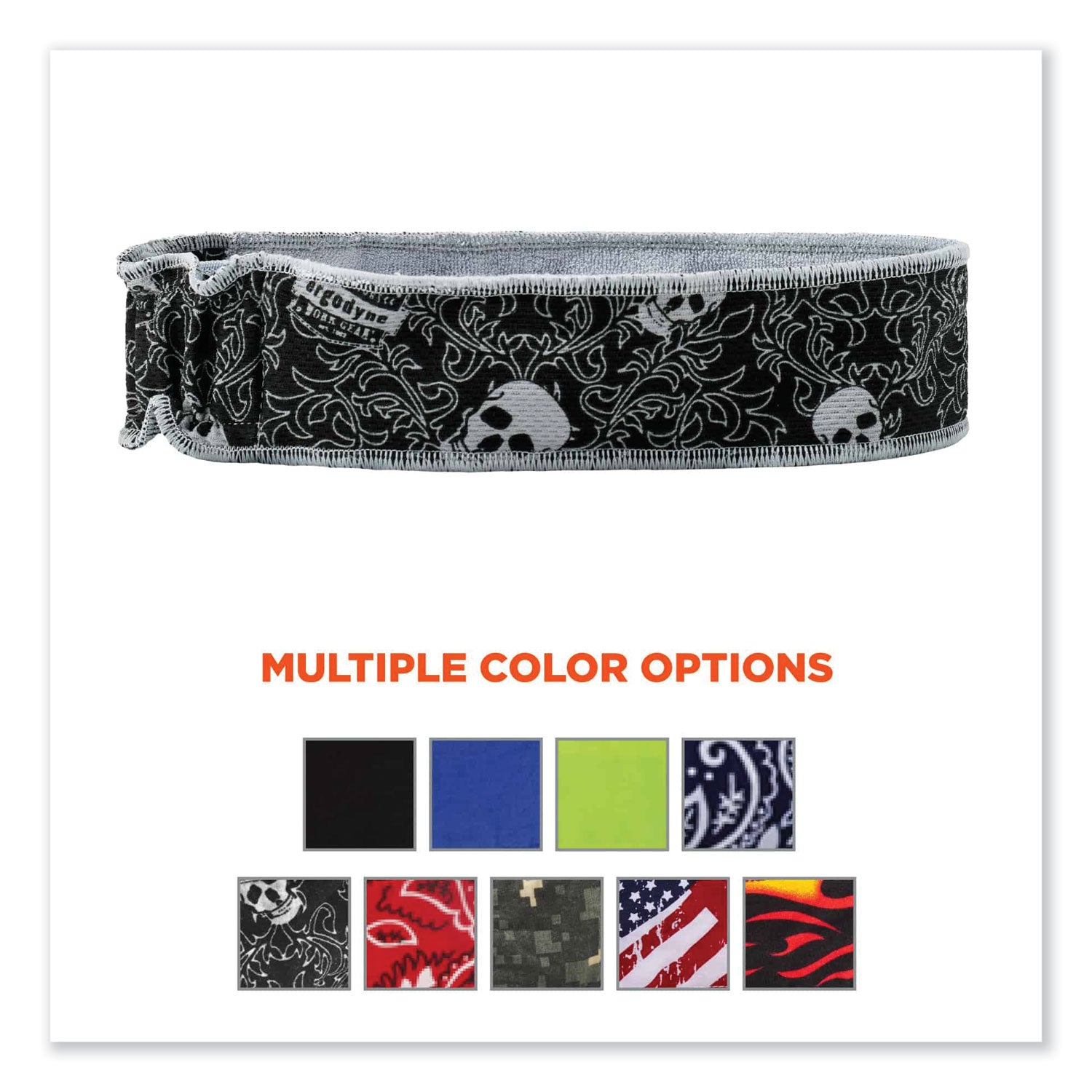 chill-its-6605-high-performance-terry-cloth-sweatband-cotton-terry-cloth-one-size-skulls-ships-in-1-3-business-days_ego12489 - 5