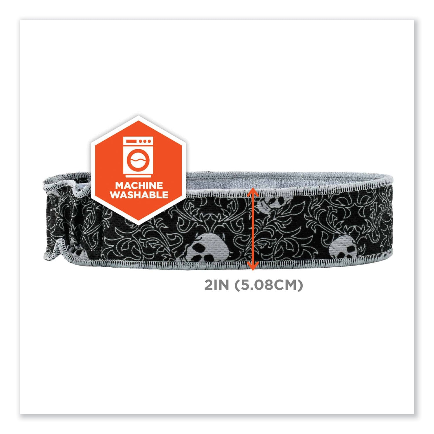 chill-its-6605-high-performance-terry-cloth-sweatband-cotton-terry-cloth-one-size-skulls-ships-in-1-3-business-days_ego12489 - 6
