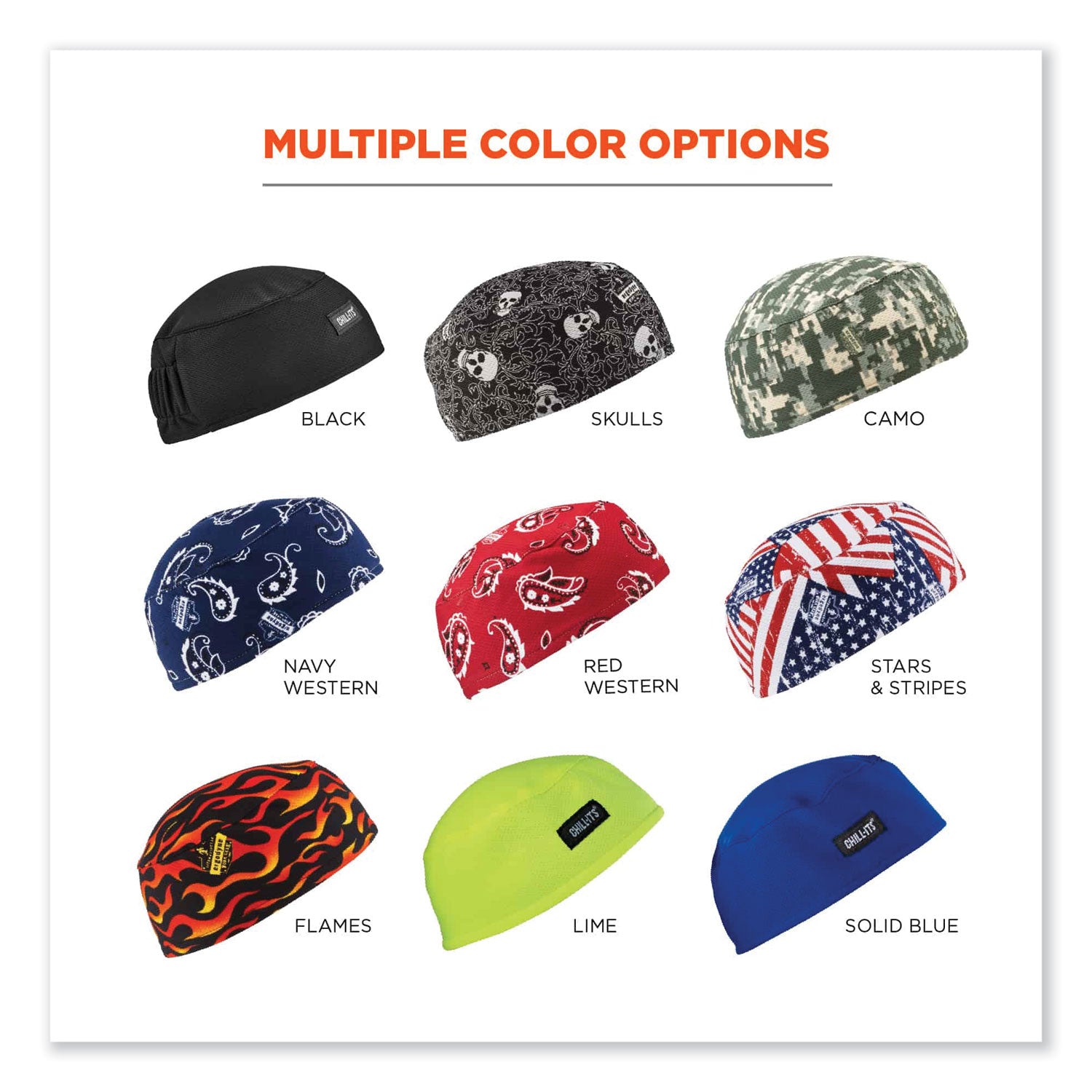 chill-its-6630-high-performance-terry-cloth-skull-cap-polyester-one-size-fits-most-lime-ships-in-1-3-business-days_ego12505 - 3