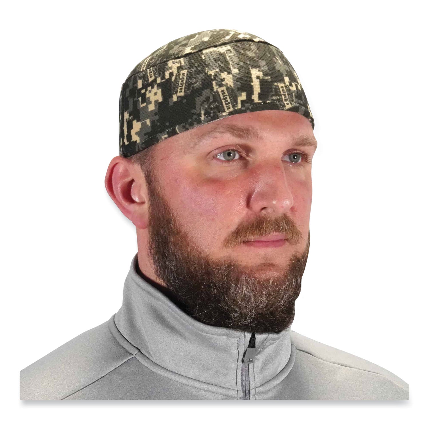 Chill-Its 6630 High-Performance Terry Cloth Skull Cap, Polyester, One Size Fits Most, Camo, Ships in 1-3 Business Days