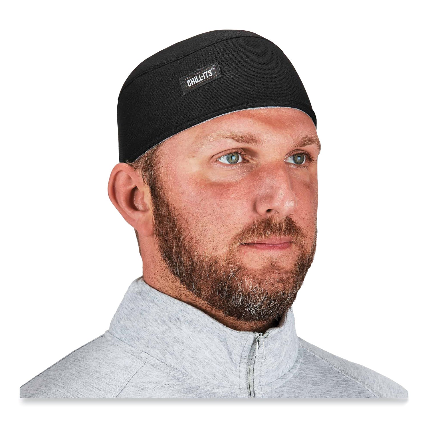 chill-its-6630-high-performance-terry-cloth-skull-cap-polyester-one-size-fits-most-black-ships-in-1-3-business-days_ego12516 - 6