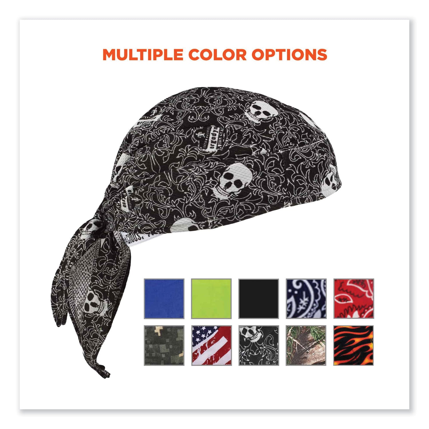 chill-its-6615-high-performance-bandana-doo-rag-with-terry-cloth-sweatband-one-size-skulls-ships-in-1-3-business-days_ego12519 - 5
