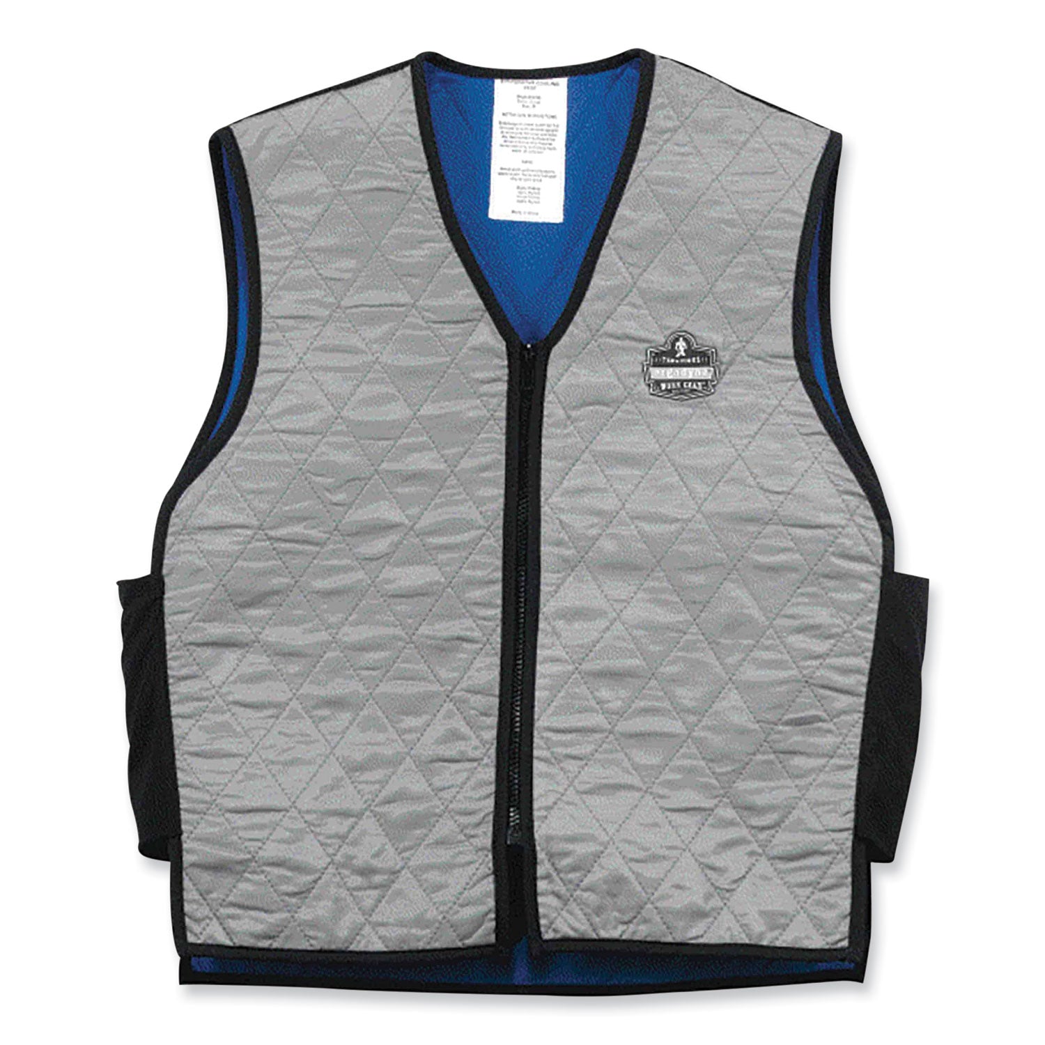 chill-its-6665-embedded-polymer-cooling-vest-with-zipper-nylon-polymer-large-gray-ships-in-1-3-business-days_ego12544 - 1