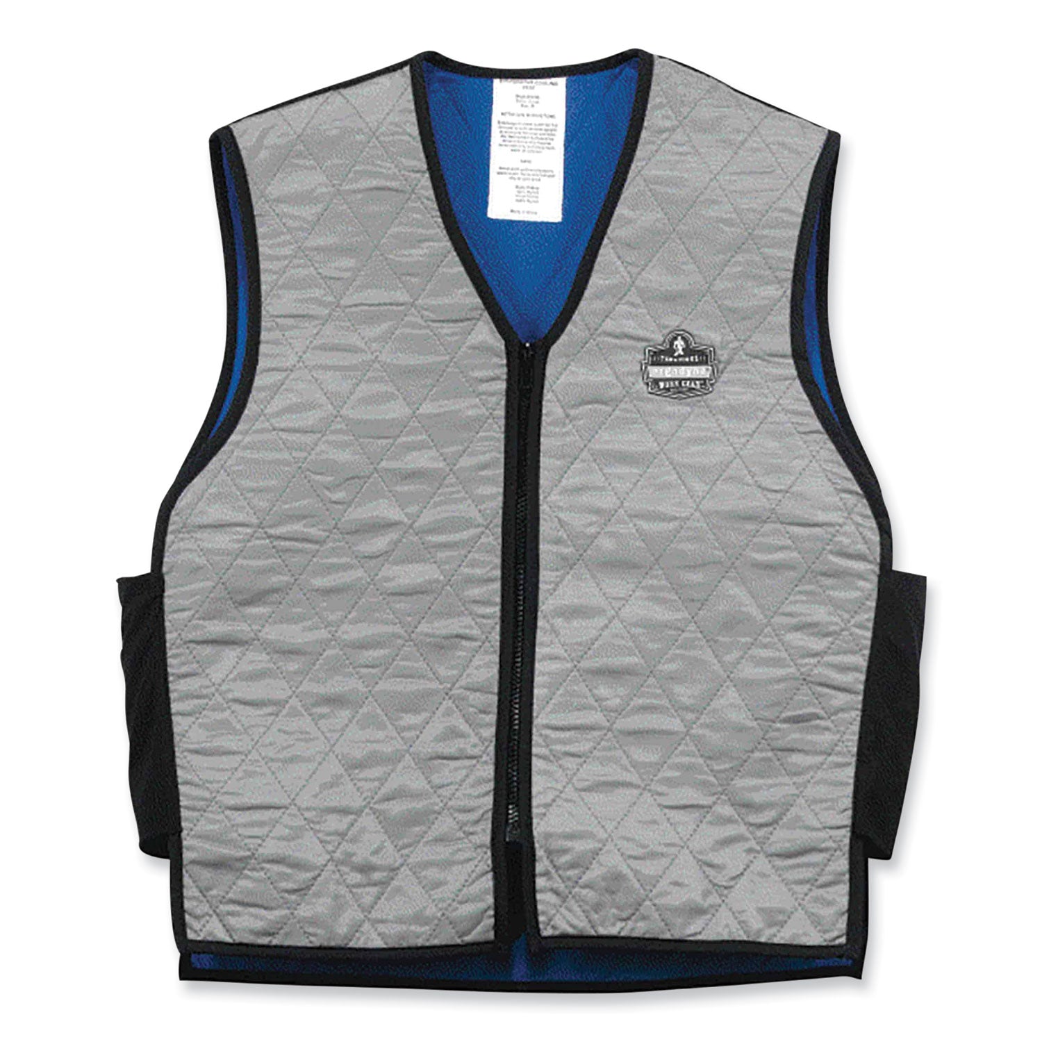 chill-its-6665-embedded-polymer-cooling-vest-with-zipper-nylon-polymer-3x-large-gray-ships-in-1-3-business-days_ego12547 - 1