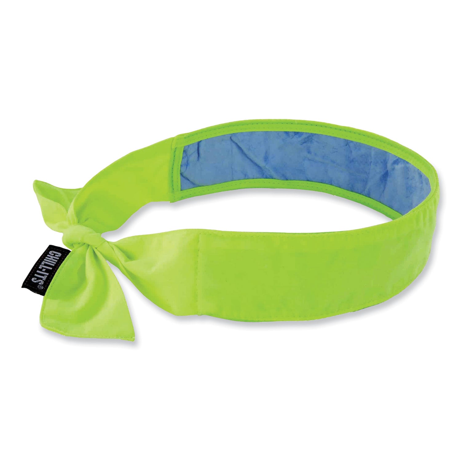 chill-its-6700ct-cooling-bandana-pva-tie-headband-one-size-fits-most-lime-ships-in-1-3-business-days_ego12566 - 1