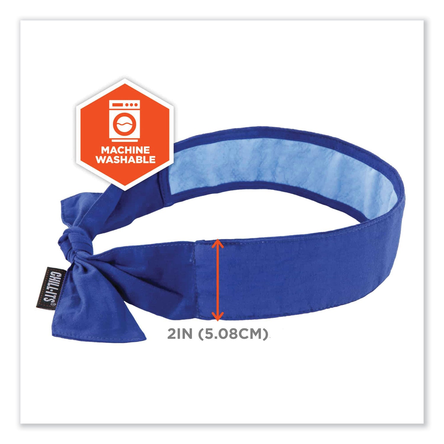 chill-its-6700ct-cooling-bandana-pva-tie-headband-one-size-fits-most-solid-blue-ships-in-1-3-business-days_ego12567 - 7