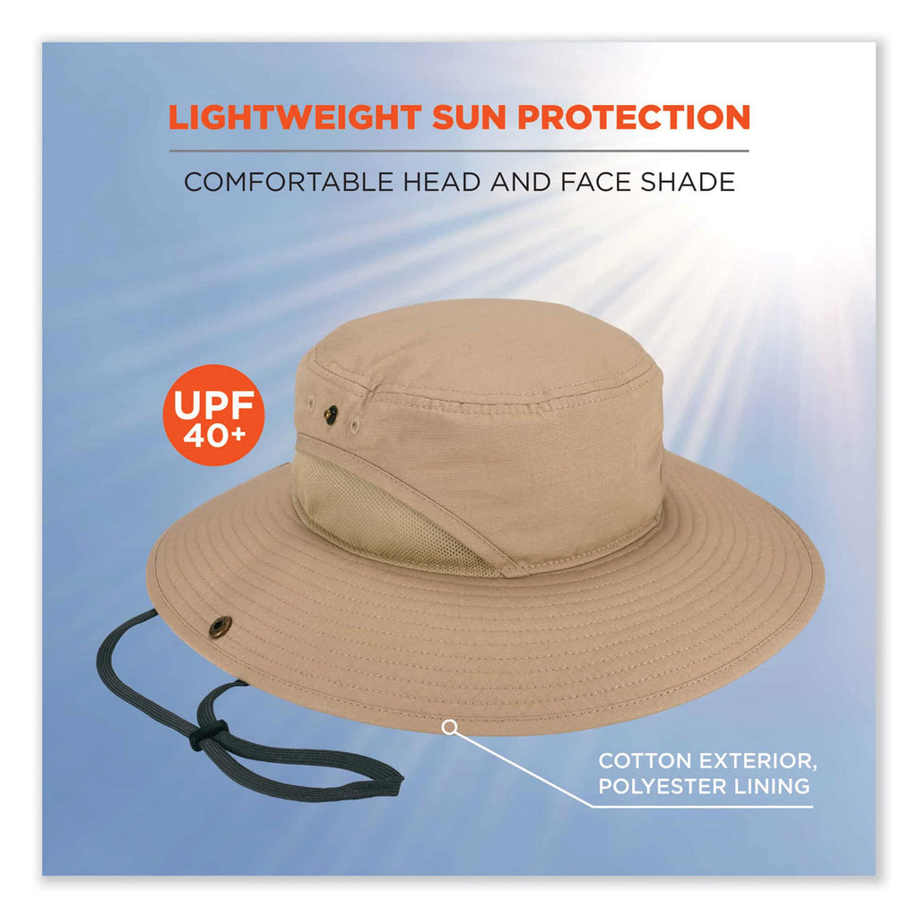 chill-its-8936-lightweight-mesh-paneling-ranger-hat-small-medium-khaki-ships-in-1-3-business-days_ego12598 - 2