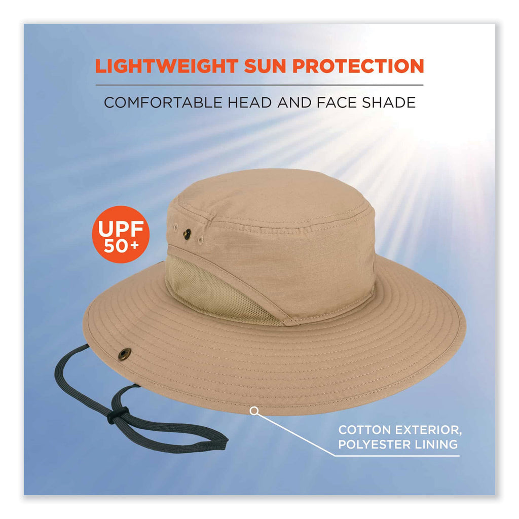 Chill-Its 8936 Lightweight Mesh Paneling Ranger Hat, Large/X-Large, Khaki, Ships in 1-3 Business Days