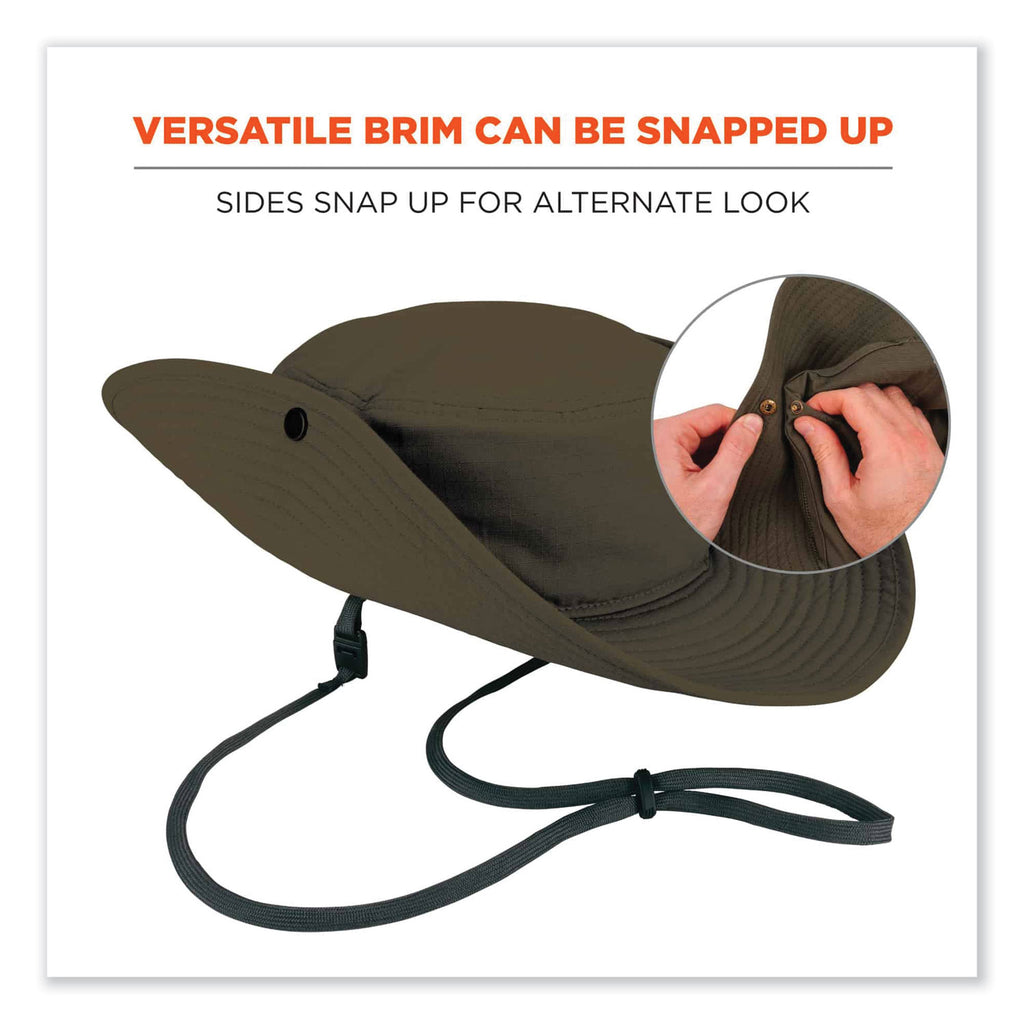 chill-its-8936-lightweight-mesh-paneling-ranger-hat-small-medium-olive-ships-in-1-3-business-days_ego12602 - 5