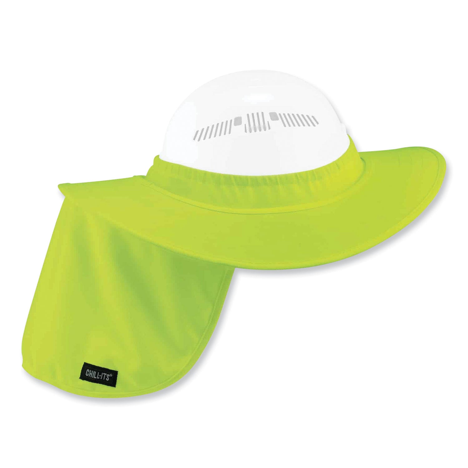 chill-its-6660-hard-hat-brim-+-neck-shade-195-x-975-lime-ships-in-1-3-business-days_ego12640 - 1