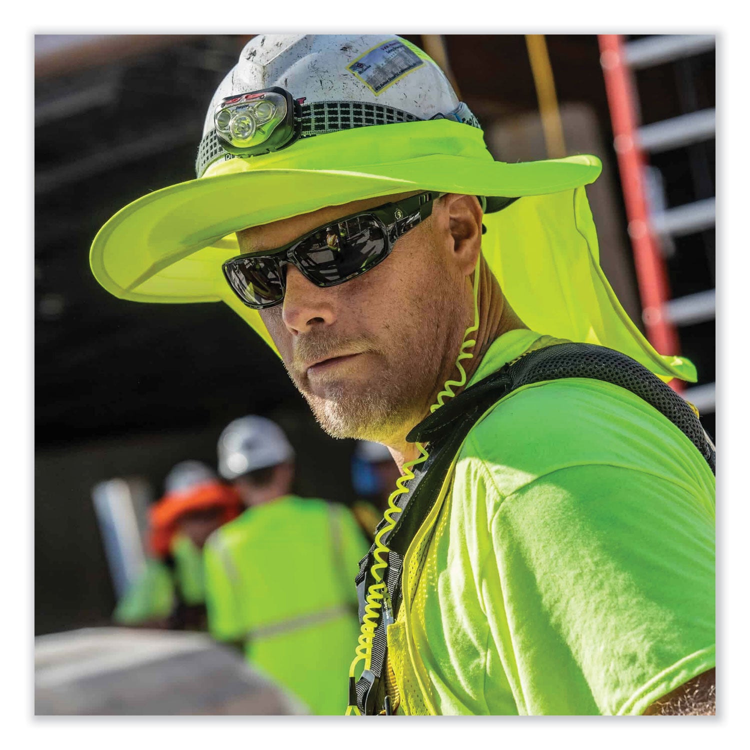 chill-its-6660-hard-hat-brim-+-neck-shade-195-x-975-lime-ships-in-1-3-business-days_ego12640 - 8