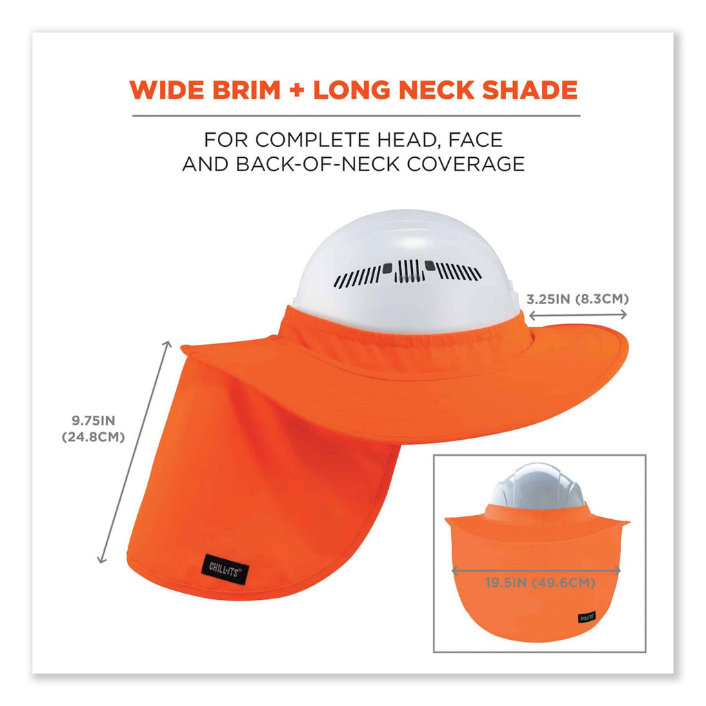 chill-its-6660-hard-hat-brim-+-neck-shade-195-x-975-orange-ships-in-1-3-business-days_ego12641 - 4