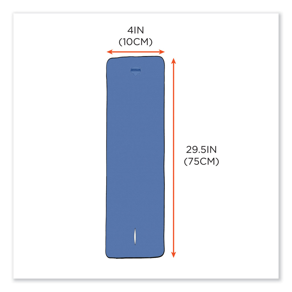 Chill-Its 6602MF Evaporative Microfiber Cooling Towel, 40.9 x 9.8, One Size, Microfiber, Orange, Ships in 1-3 Business Days