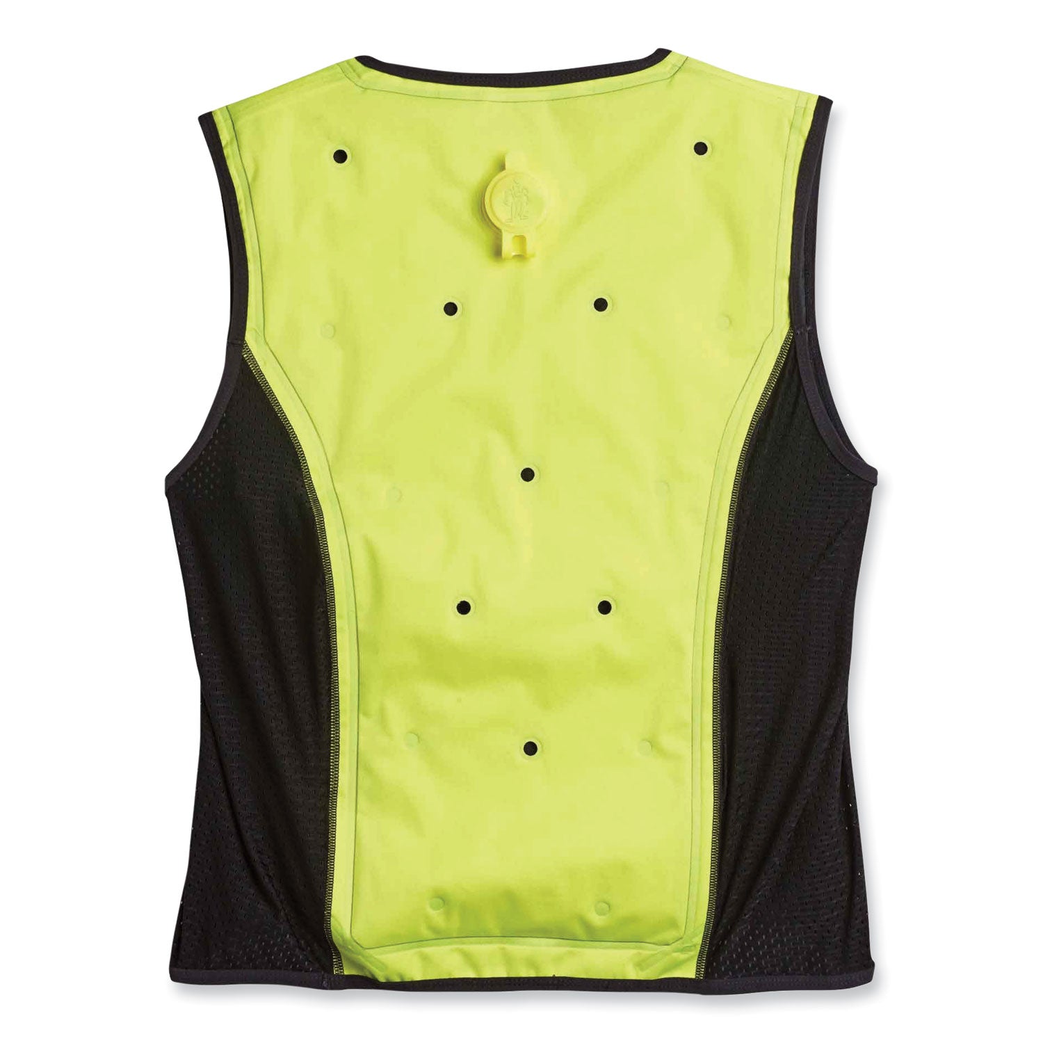 Chill-Its 6685 Premium Dry Evaporative Cooling Vest with Zipper, Nylon, Medium, Lime , Ships in 1-3 Business Days