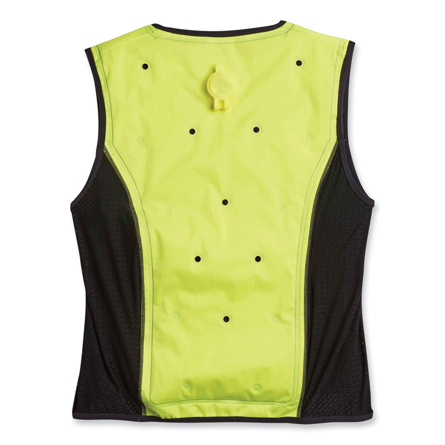 Chill-Its 6685 Premium Dry Evaporative Cooling Vest with Zipper, Nylon, X-Large, Lime, Ships in 1-3 Business Days