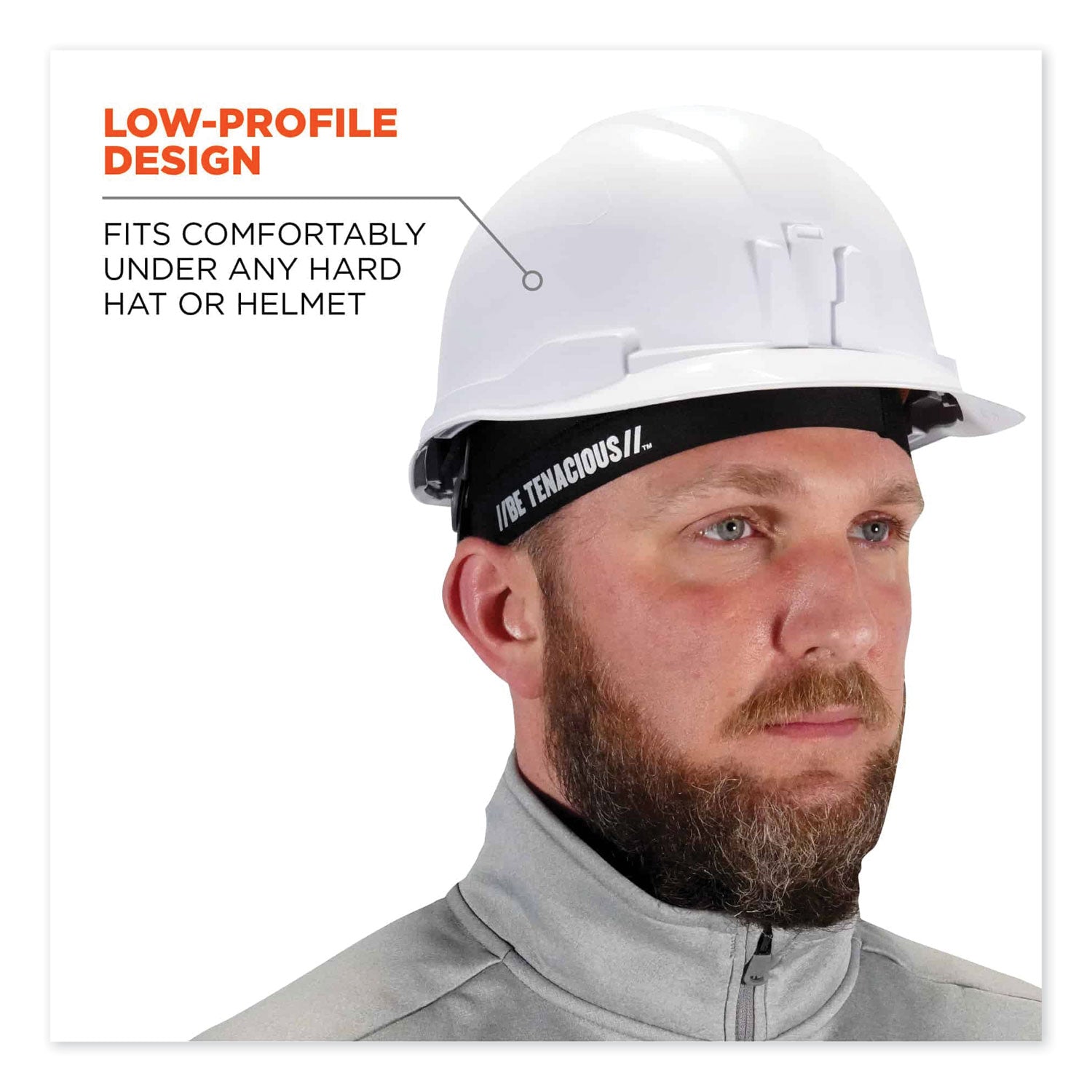 Chill-Its 6632 Performance Knit Cooling Skull Cap, Polyester/Spandex, One Size Fits Most, Black, Ships in 1-3 Business Days