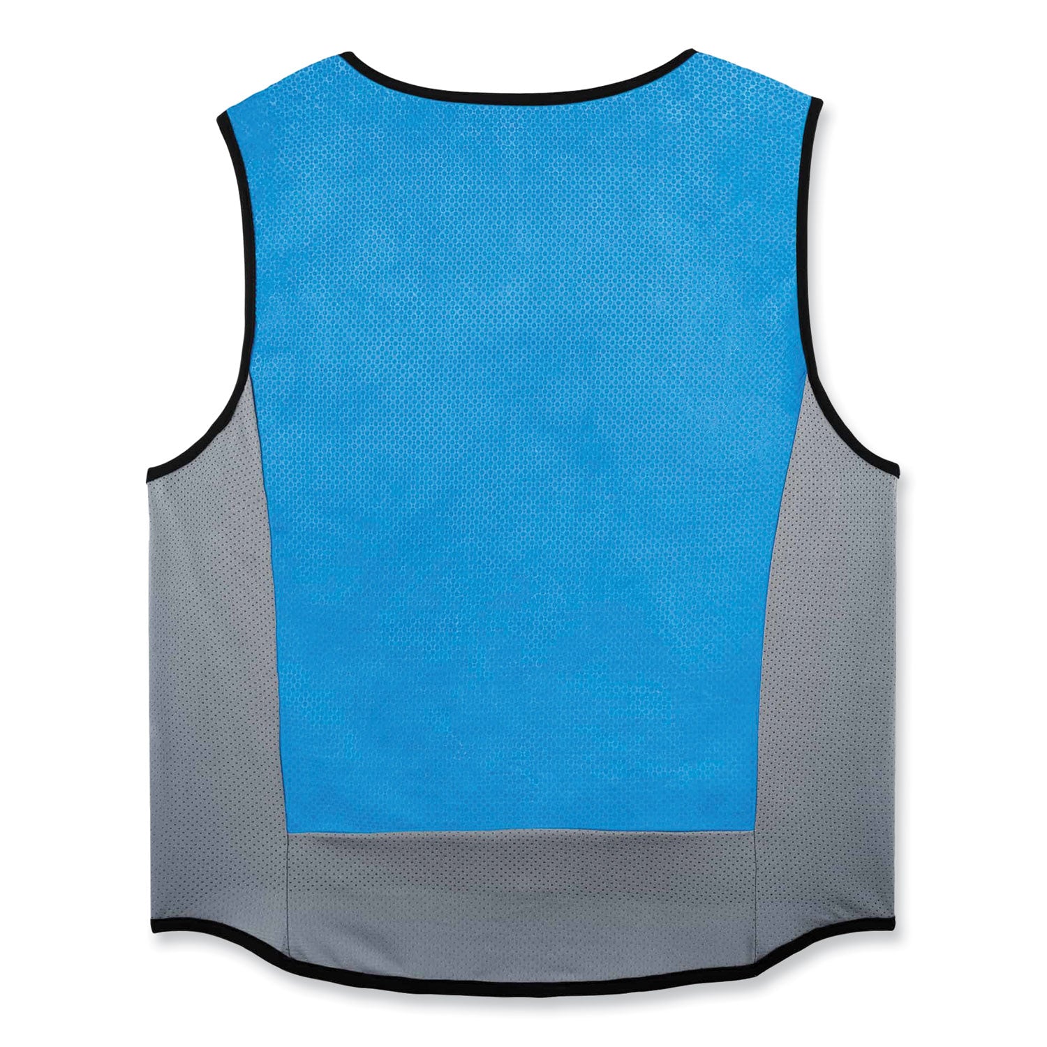 Chill-Its 6667 Wet Evaporative PVA Cooling Vest with Zipper, PVA, X-Large, Blue, Ships in 1-3 Business Days