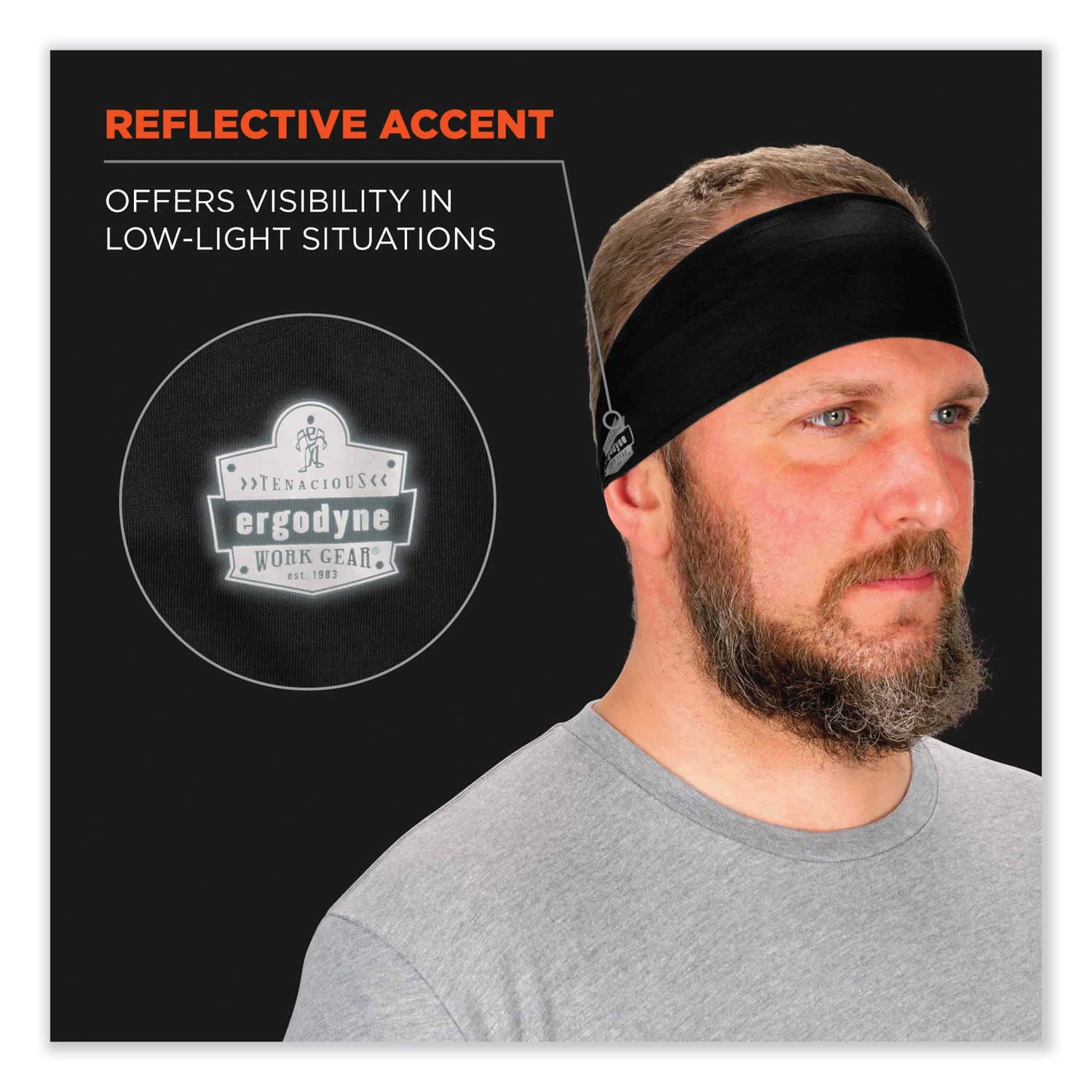 chill-its-6634-performance-knit-cooling-headband-polyester-spandex-one-size-fits-most-black-ships-in-1-3-business-days_ego12702 - 7
