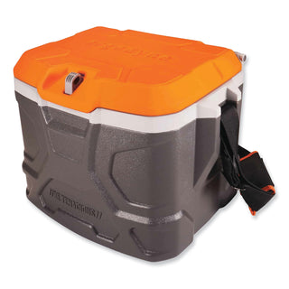 chill-its-5170-17-quart-industrial-hard-sided-cooler-orange-gray-30-pallet-ships-in-1-3-business-days_ego13172 - 1