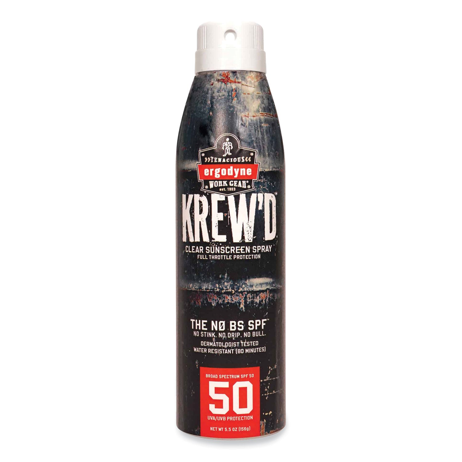 Krewd 6353 SPF 50 Sunscreen Spray, 5.5 oz Can, Ships in 1-3 Business Days