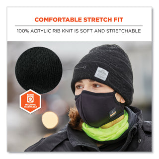 N-Ferno 6806 Cuffed Rib Knit Winter Hat, One Size Fits Most, Lime, Ships in 1-3 Business Days