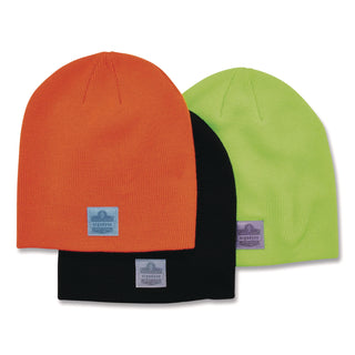 N-Ferno 6812 Rib Knit Beanie, One Size Fits Most, Orange, Ships in 1-3 Business Days