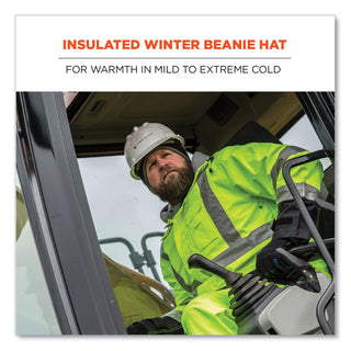 N-Ferno 6818 Knit Winter Hat Fleece Lined, One Size Fits Most, Black, Ships in 1-3 Business Days