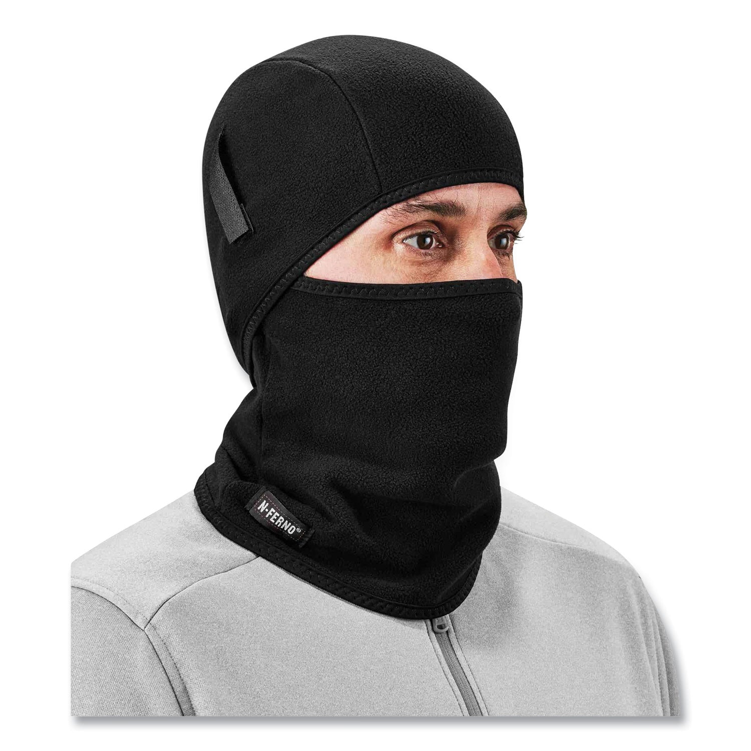 n-ferno-6826-2-piece-fleece-balaclava-face-mask-one-size-fits-most-black-ships-in-1-3-business-days_ego16826 - 3