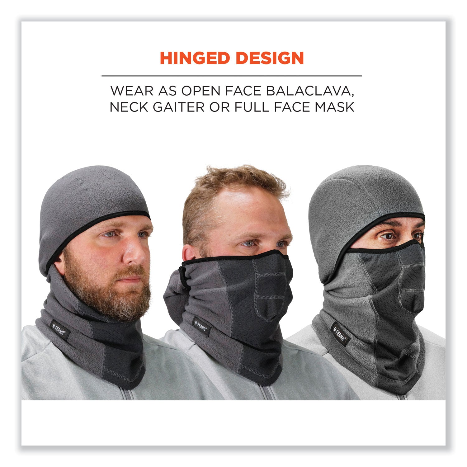 n-ferno-6823-hinged-balaclava-face-mask-fleece-one-size-fits-most-gray-ships-in-1-3-business-days_ego16835 - 6