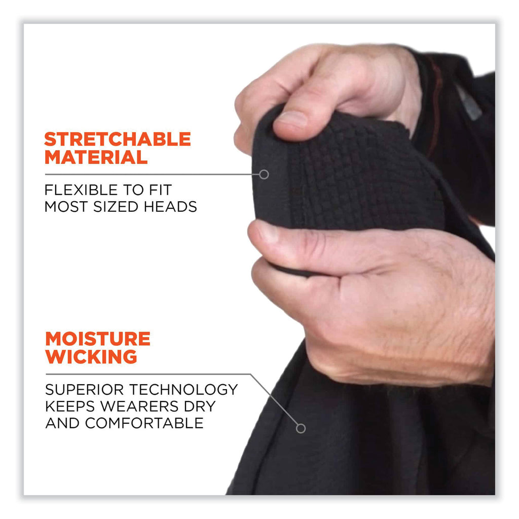 N-Ferno 6847 FR Dual Compliant Balaclava Face Mask, Polartec FR Power Grid Fleece, One Size, Black,Ships in 1-3 Business Days