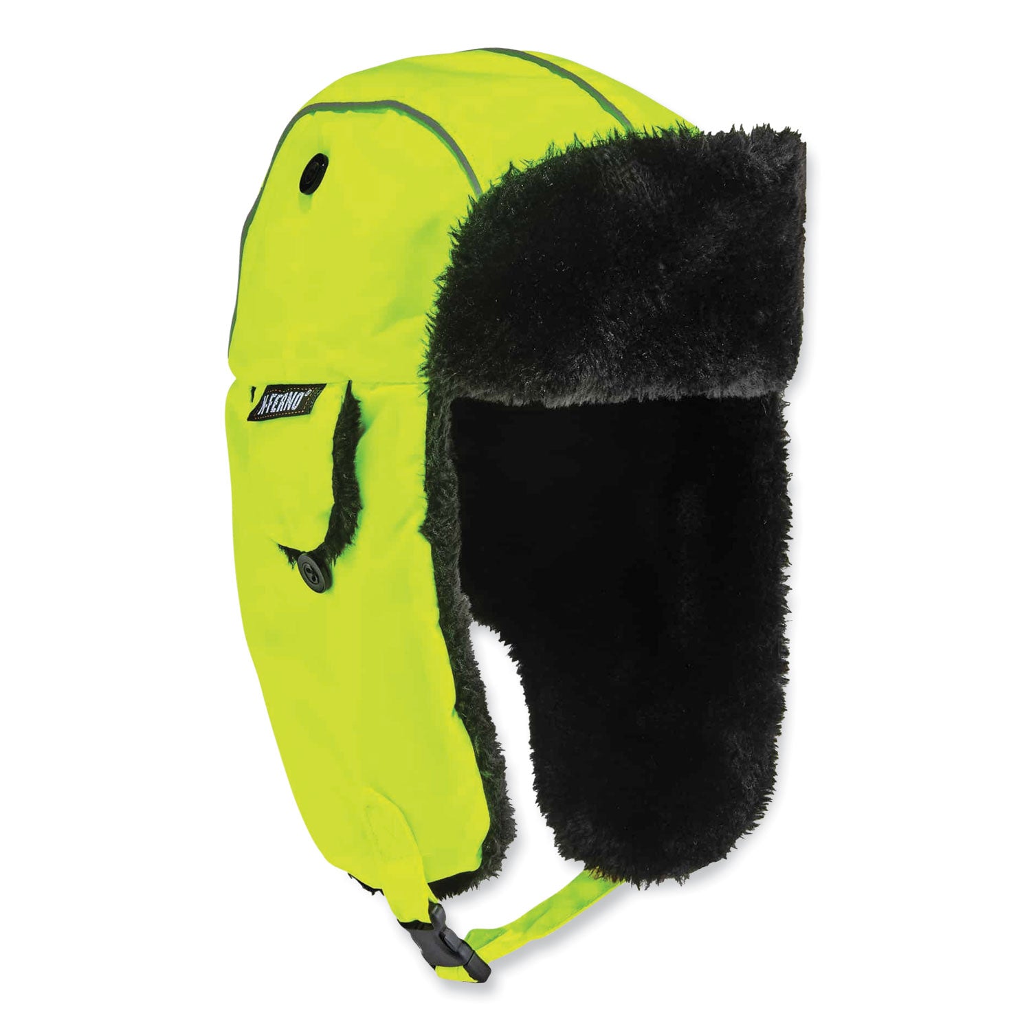 n-ferno-6802-classic-trapper-hat-large-x-large-lime-ships-in-1-3-business-days_ego16855 - 1