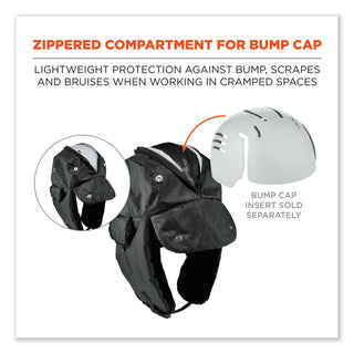 N-Ferno 6802Z Zippered Trapper Hat, Small/Medium, Black, Ships in 1-3 Business Days