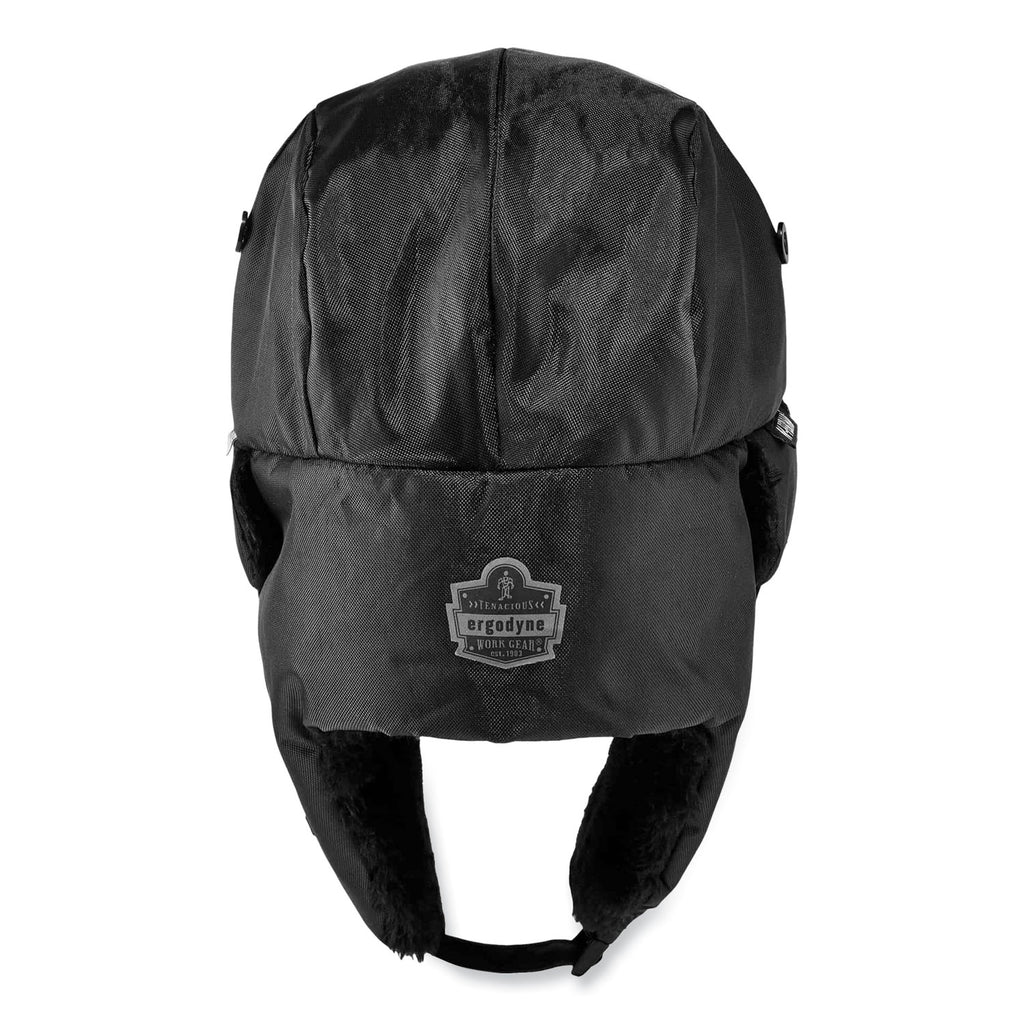 N-Ferno 6802Z Zippered Trapper Hat, Large/X-Large, Black, Ships in 1-3 Business Days