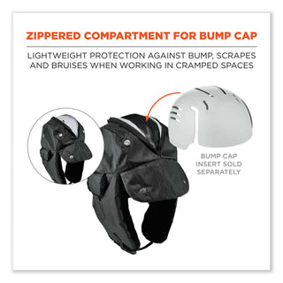 N-Ferno 6802Z Zippered Trapper Hat, Large/X-Large, Black, Ships in 1-3 Business Days