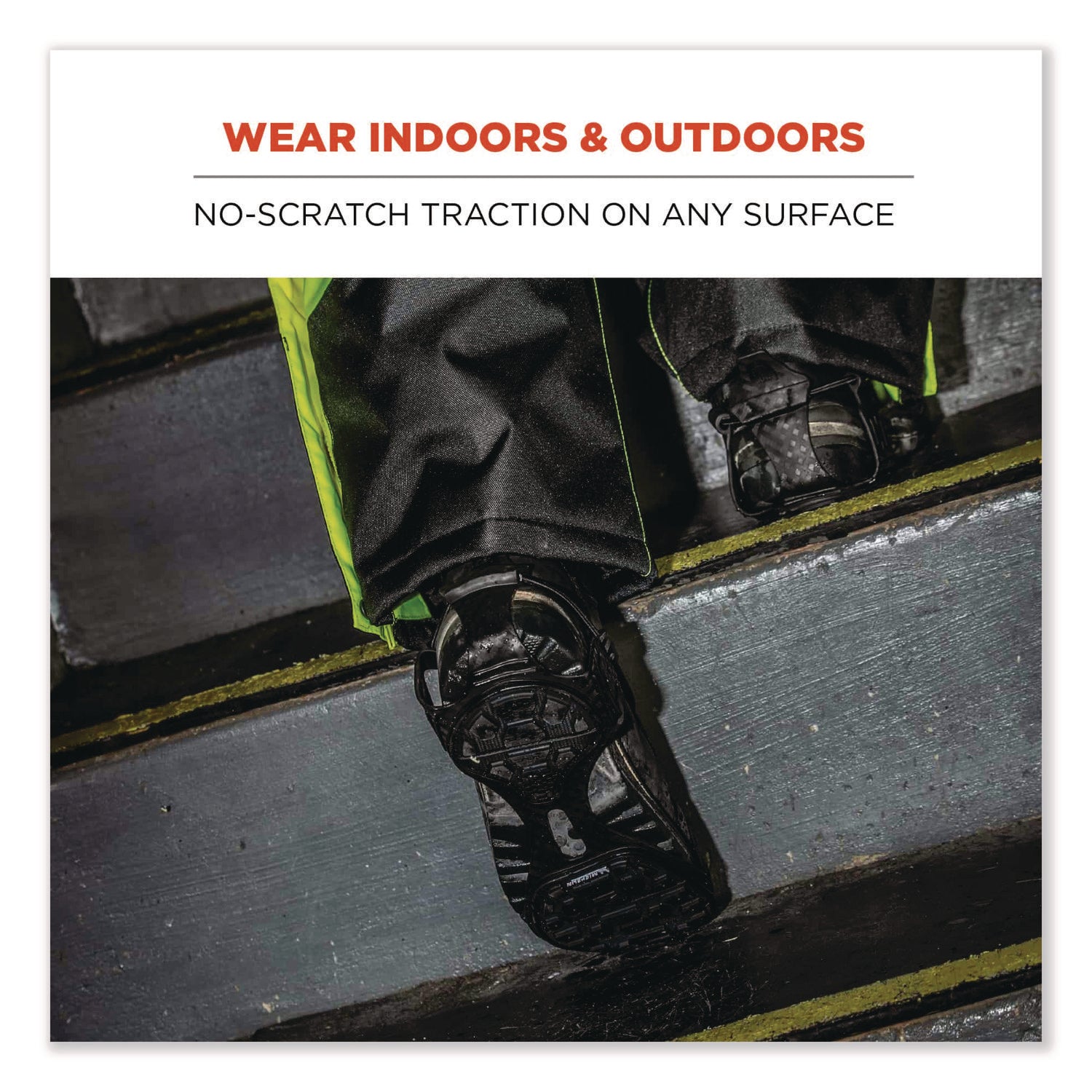 Trex 6325 Spikeless Traction Devices, Large (Men's Size 8 to 11), Black, Pair, Ships in 1-3 Business Days