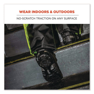 Trex 6325 Spikeless Traction Devices, Large (Men's Size 8 to 11), Black, Pair, Ships in 1-3 Business Days