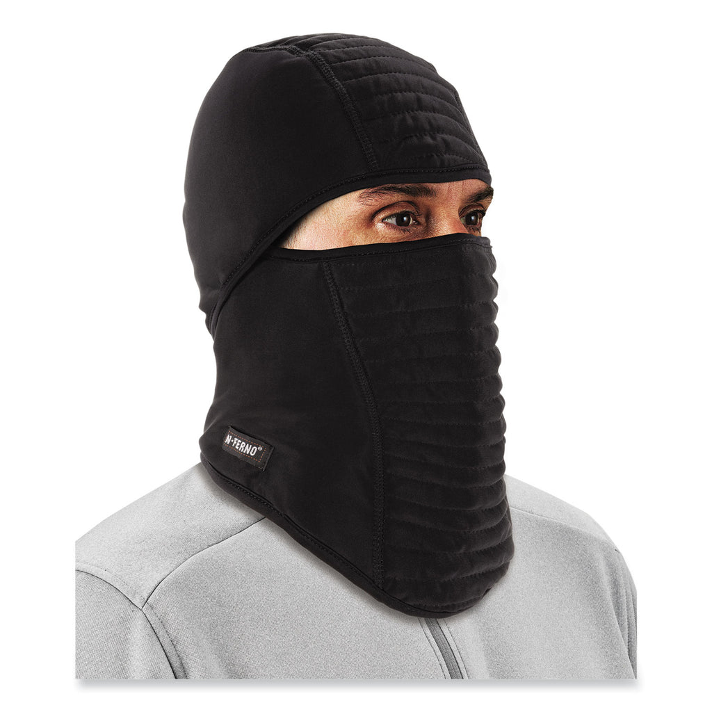 N-Ferno 6955 Insulated 3-Layer Balaclava Face Mask, Polartec FR Pwr Grid Fleece/Poly-Spandex,Black,Ships in 1-3 Business Days