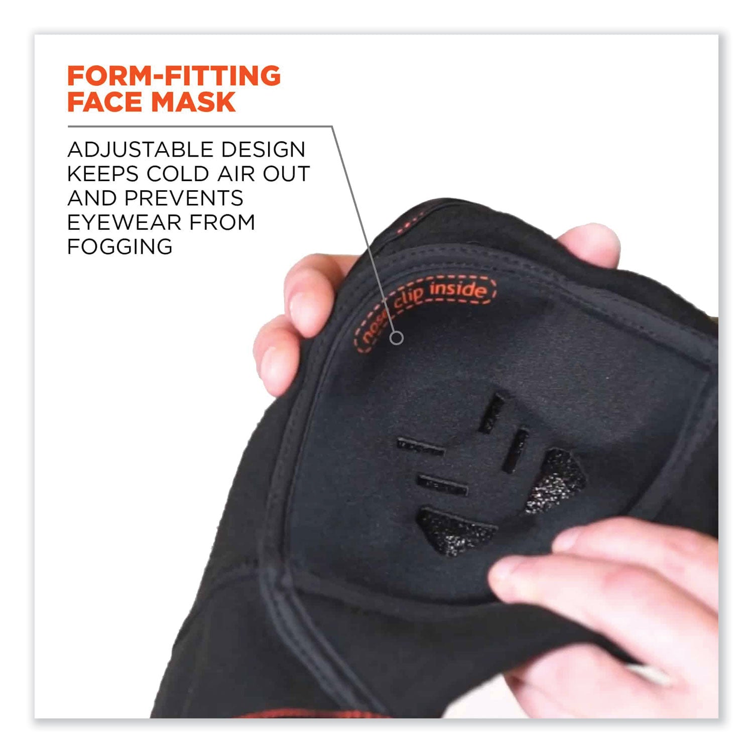 N-Ferno 6970 Extreme Hot Rox Balaclava Face Mask, Polyester/Spandex, One Size Fits Most, Black, Ships in 1-3 Business Days