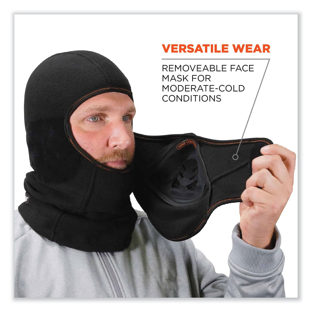 N-Ferno 6970 Extreme Hot Rox Balaclava Face Mask, Polyester/Spandex, One Size Fits Most, Black, Ships in 1-3 Business Days