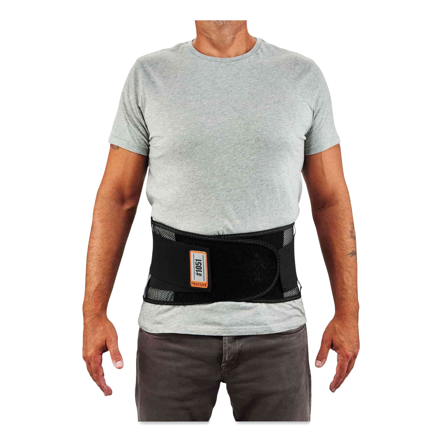 ProFlex 1051 Mesh Back Support, X-Large, 38" to 42" Waist, Black, Ships in 1-3 Business Days
