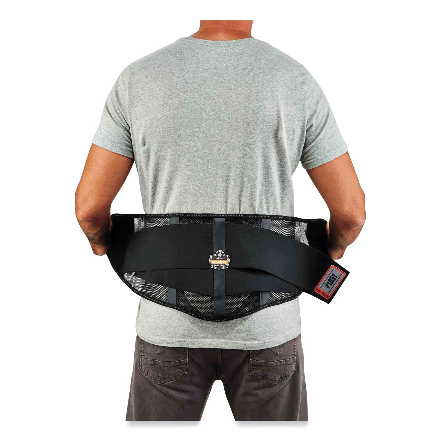 ProFlex 1051 Mesh Back Support, X-Large, 38" to 42" Waist, Black, Ships in 1-3 Business Days