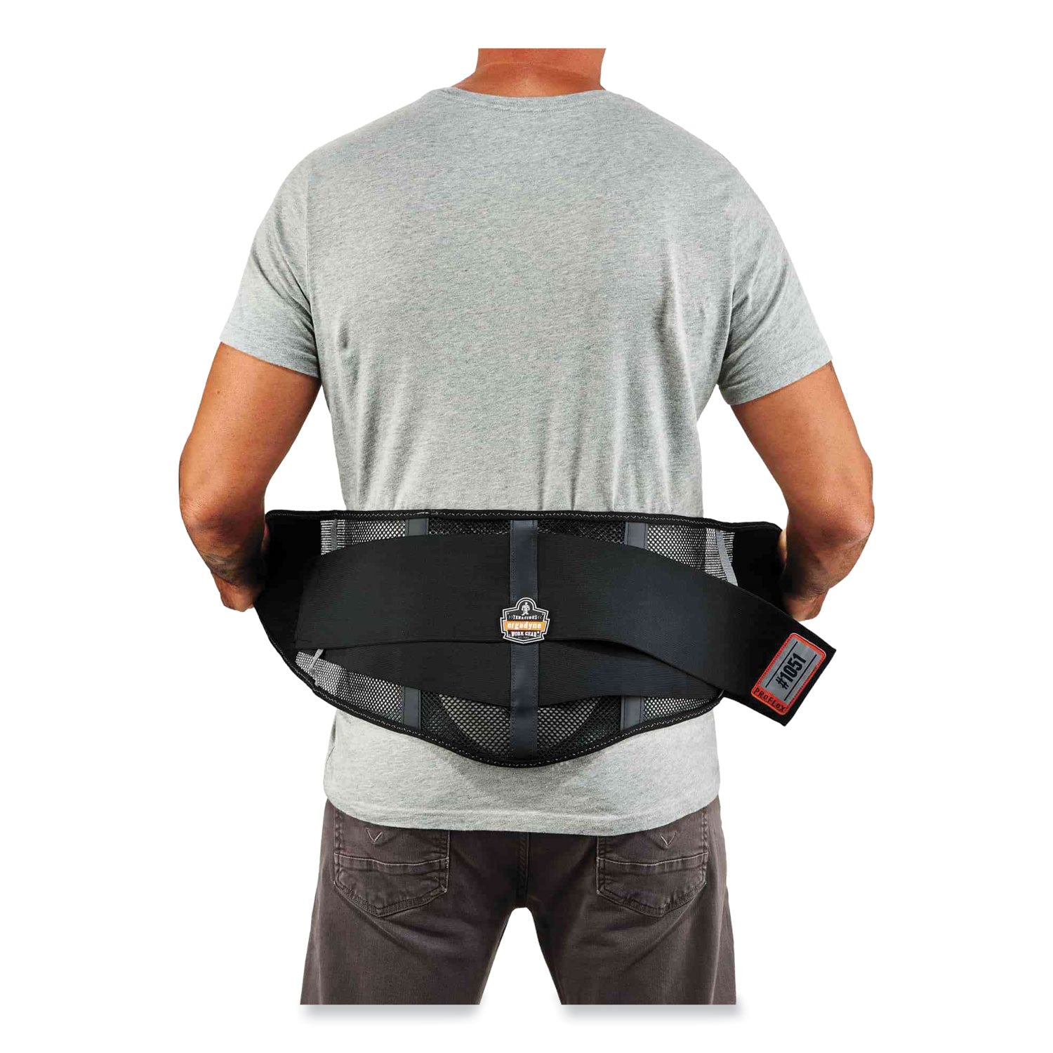 ProFlex 1051 Mesh Back Support, 2X-Large, 42" to 46" Waist, Black, Ships in 1-3 Business Days