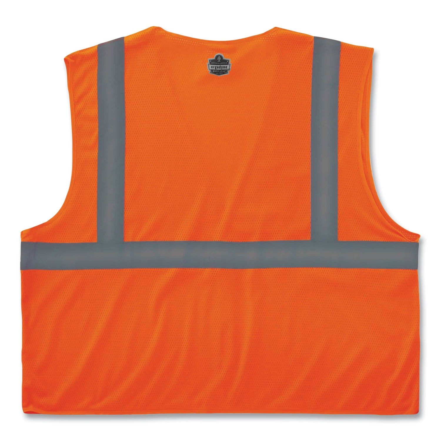 GloWear 8210HL Class 2 Economy Mesh Hook and Loop Vest, Polyester, 4X-Large/5X-Large, Orange, Ships in 1-3 Business Days