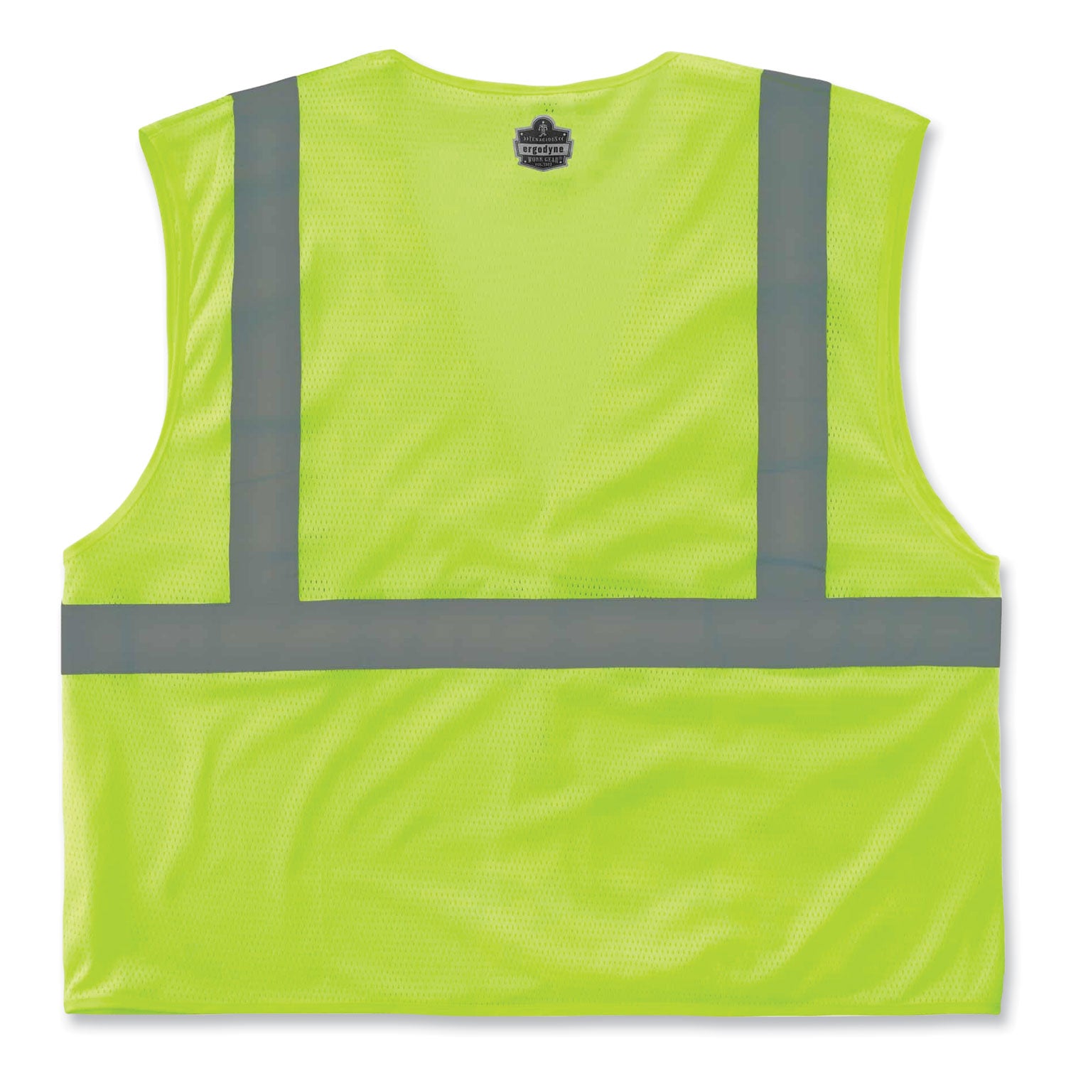 GloWear 8210HL Class 2 Economy Mesh Hook and Loop Vest, Polyester, Small/Medium, Lime, Ships in 1-3 Business Days