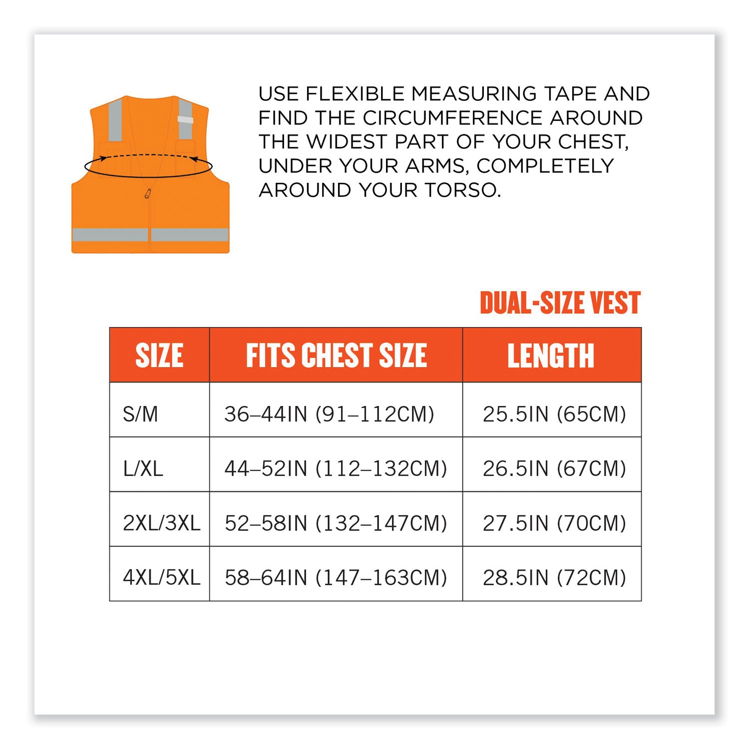 GloWear 8215BA Class 2 Economy Breakaway Mesh Vest, Polyester, X-Small, Orange, Ships in 1-3 Business Days