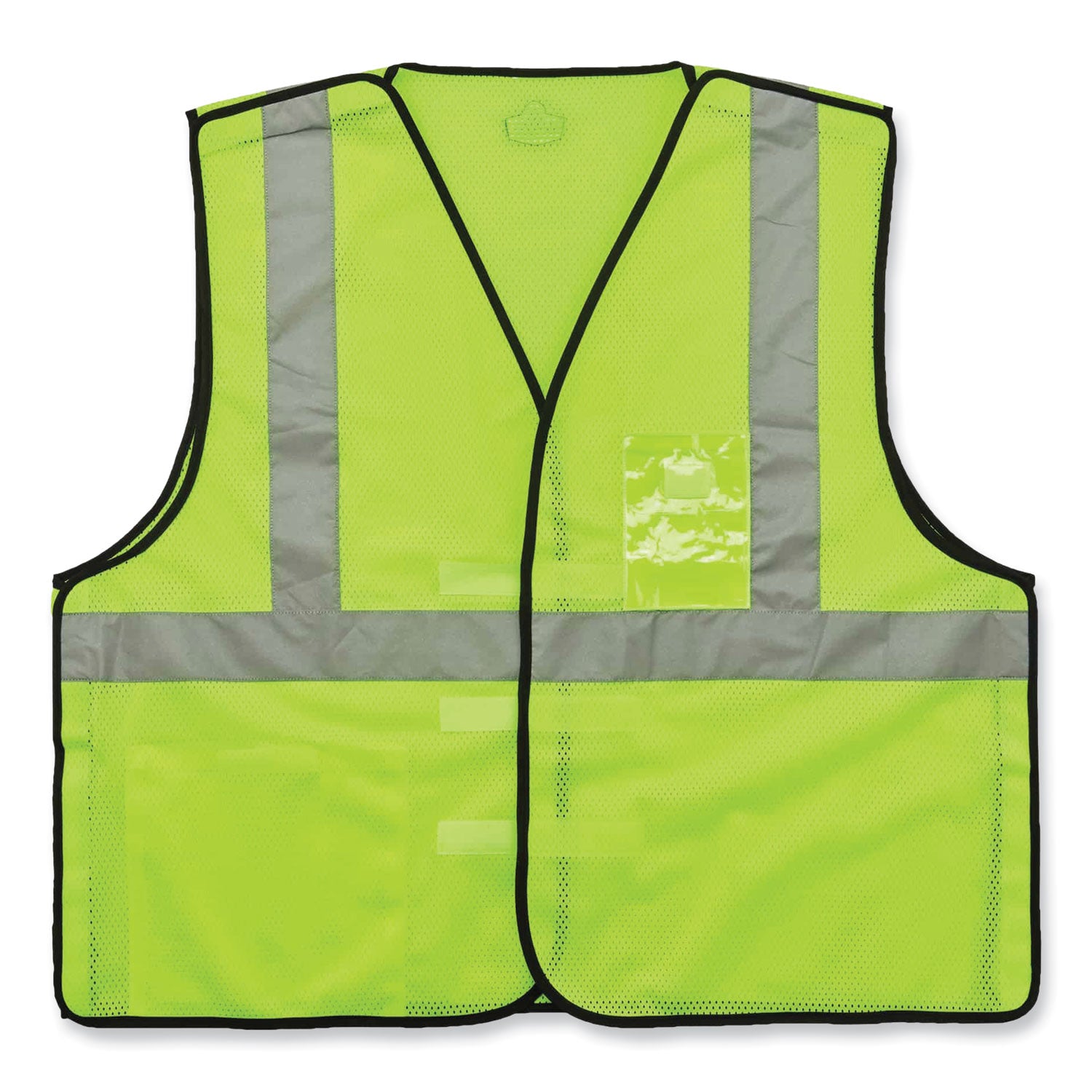 glowear-8216ba-class-2-breakaway-mesh-id-holder-vest-polyester-large-x-large-lime-ships-in-1-3-business-days_ego21095 - 1