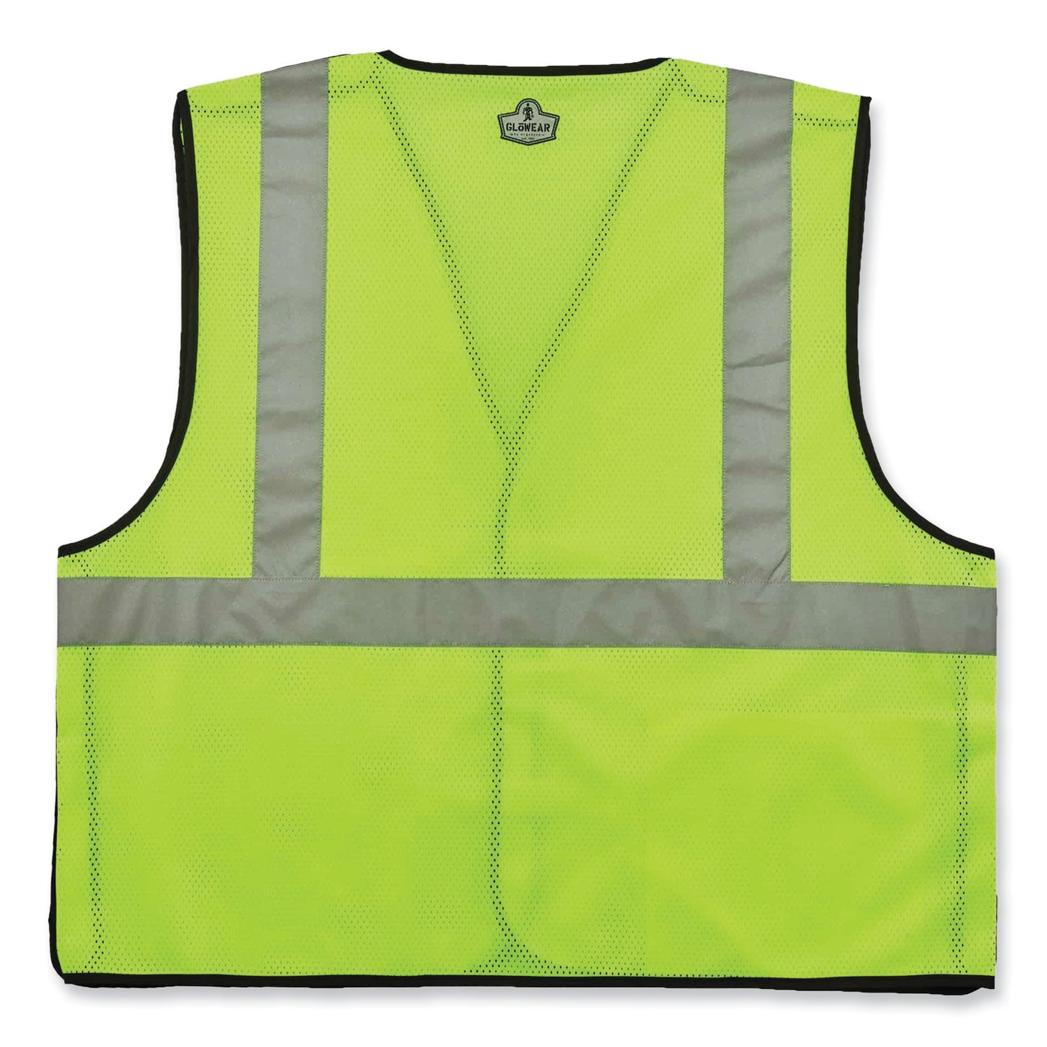 glowear-8216ba-class-2-breakaway-mesh-id-holder-vest-polyester-4x-large-5x-large-lime-ships-in-1-3-business-days_ego21099 - 2